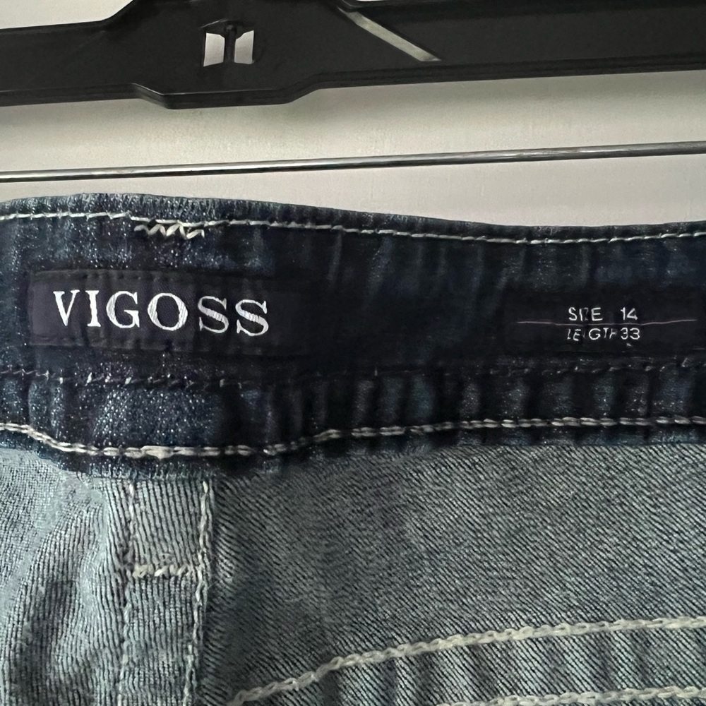 Vigoss Women's Boot Cut Jeans - Size 14x33 - Picture 7 of 10